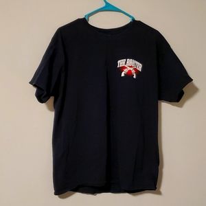 Men's tee shirt.  Black Gildan size large